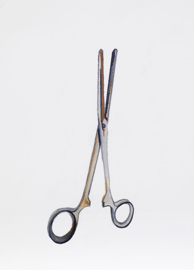 “Tools III” | Watercolour pencil on paper | 18 x 25.5cm | 2014