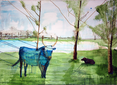Assessment (2014), Oil on canvas, 100 x 140 cm.