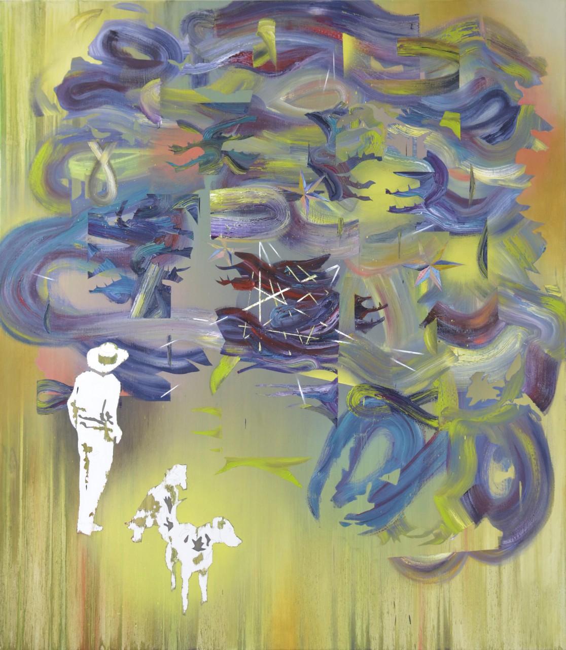 Dickicht | oil on canvas | 160 x 140 cm | 2014