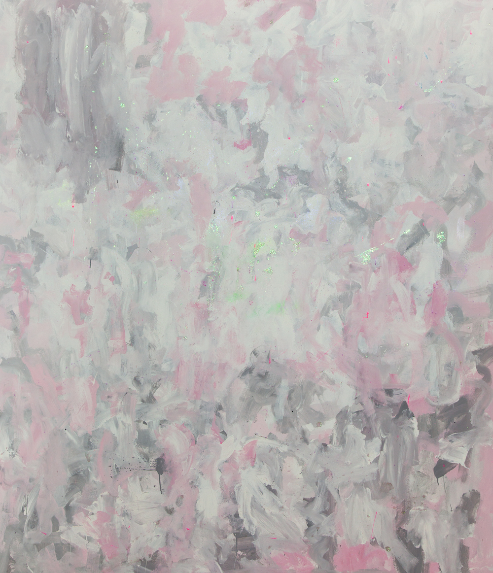 Tokyo Smoothy | 2015 | Acrylic and glitter on canvas | 190 x 210 cm