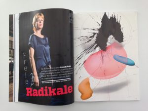 Jorinde Voigt on art Magazine Cover Image