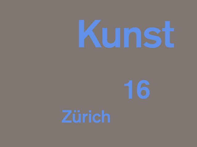 KUNST ZÜRICH 2016 - 22nd international Contemporary Art Fair