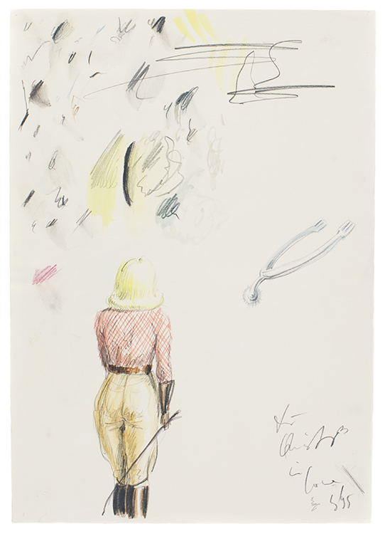 Whips and Spurs | 29 x 21 | Pencil and watercolour on paper