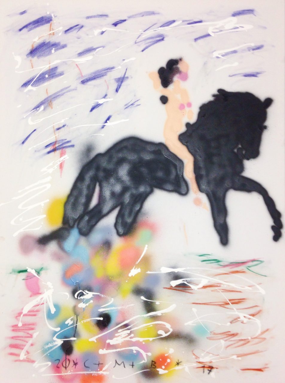 Rarri, Mixed Media on canvas, 110 x 150 cm