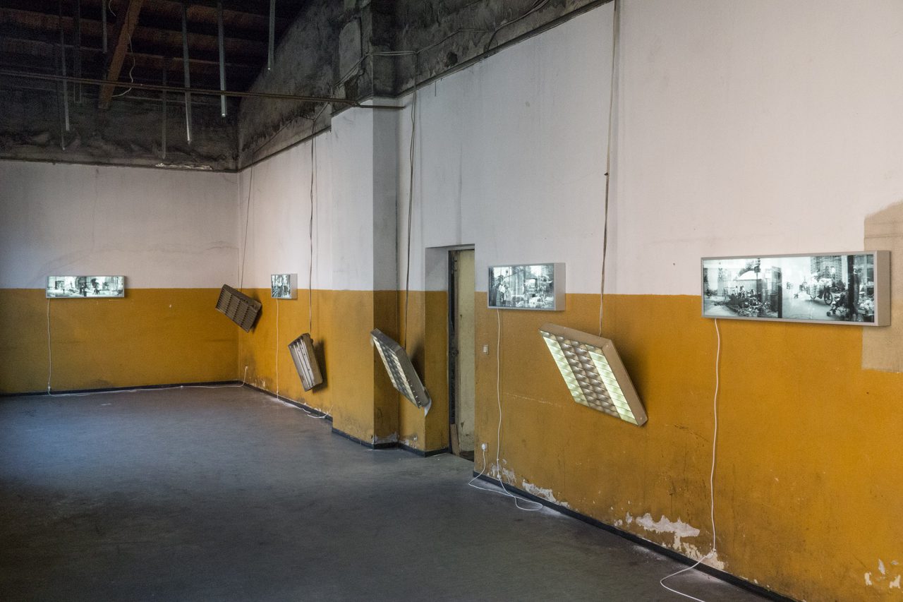 Exhibition view: Urban Notations [Wuhan] | 2018 | Exhibition "Räume 2" | Gießerei Winkelhaff, Berlin-Reinickendorf