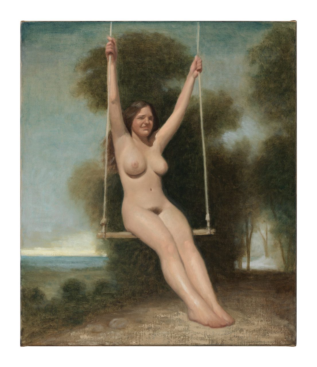 La Balançoire, Oil on Canvas, 65 x 55 cm, 2018 (Photo by Lepkowski Studios)