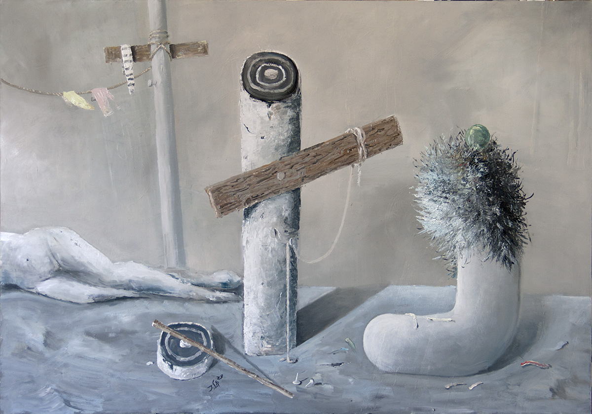 » This Is What I Meant«, oil on wood, 70x100cm