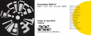 RUW 7 “DON´T EAT THE YELLOW SNOW” Image