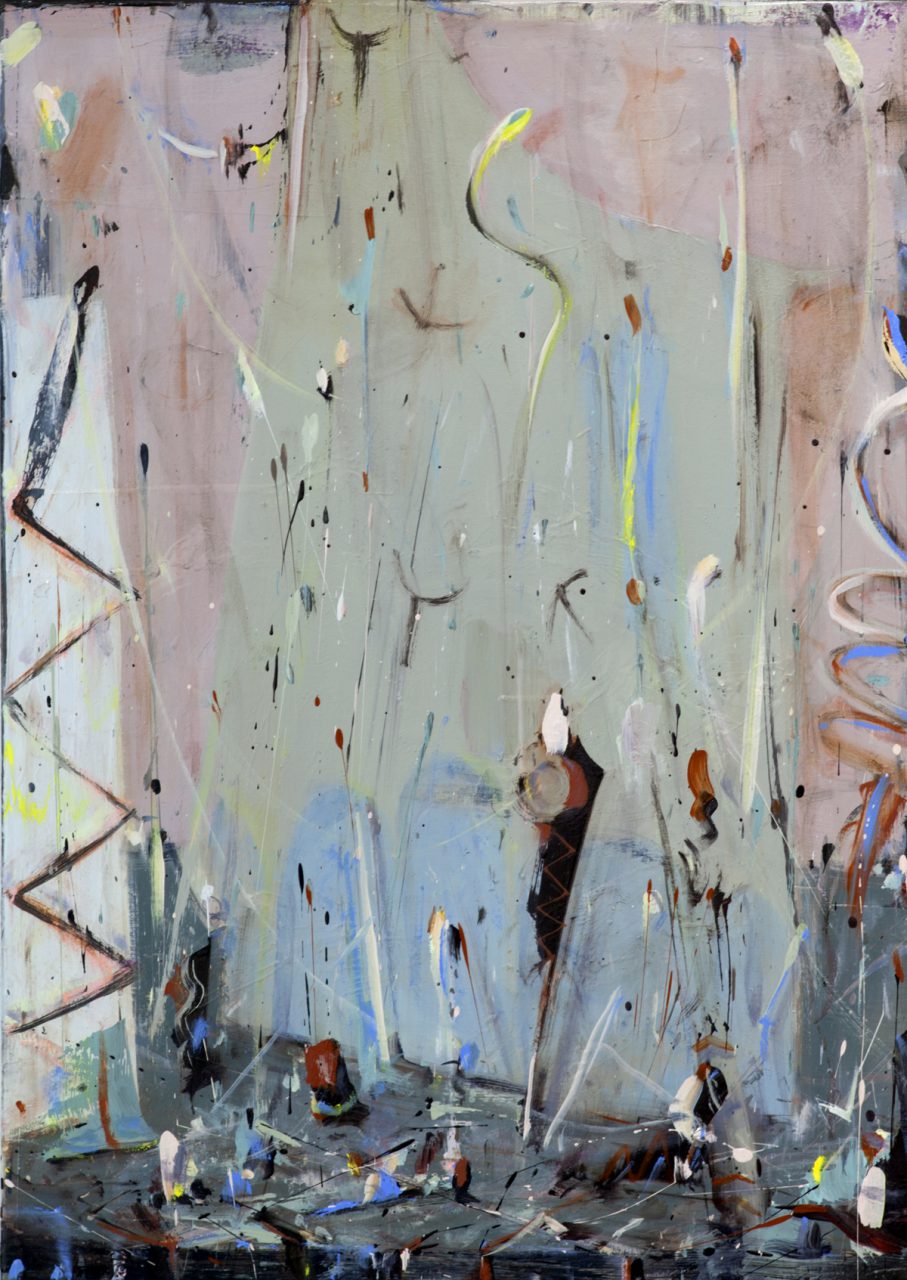 Confetti Riots4. 2016, oil on canvas 40/60 cm