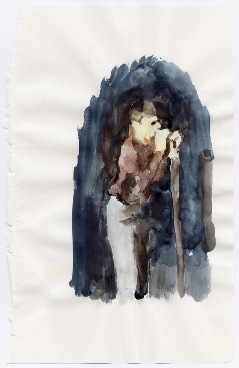 Dead souls 2019 - 21 x 13cm, watercolour, pencil on paper