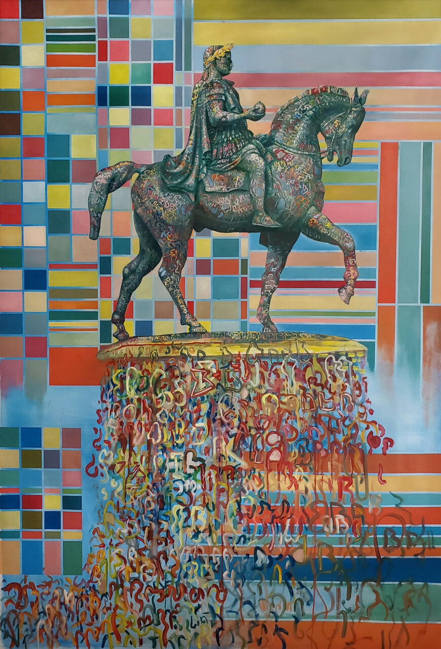 Corsican, oil on canvas, 145 x 190 cm, 2021