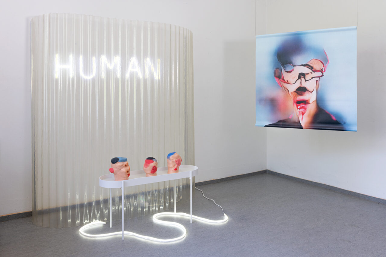 human, 2021 (mixed media installation)