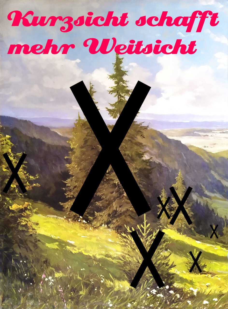 “Kurzsicht schafft mehr Weitsicht” | Thomas Behling | available artwork