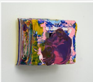 Untitled_square with purple | Evelyn Snoek | available artwork