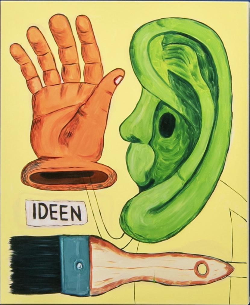 Handschuh, Pinsel, Ohr und Ideen | Fabio Luks | available artwork