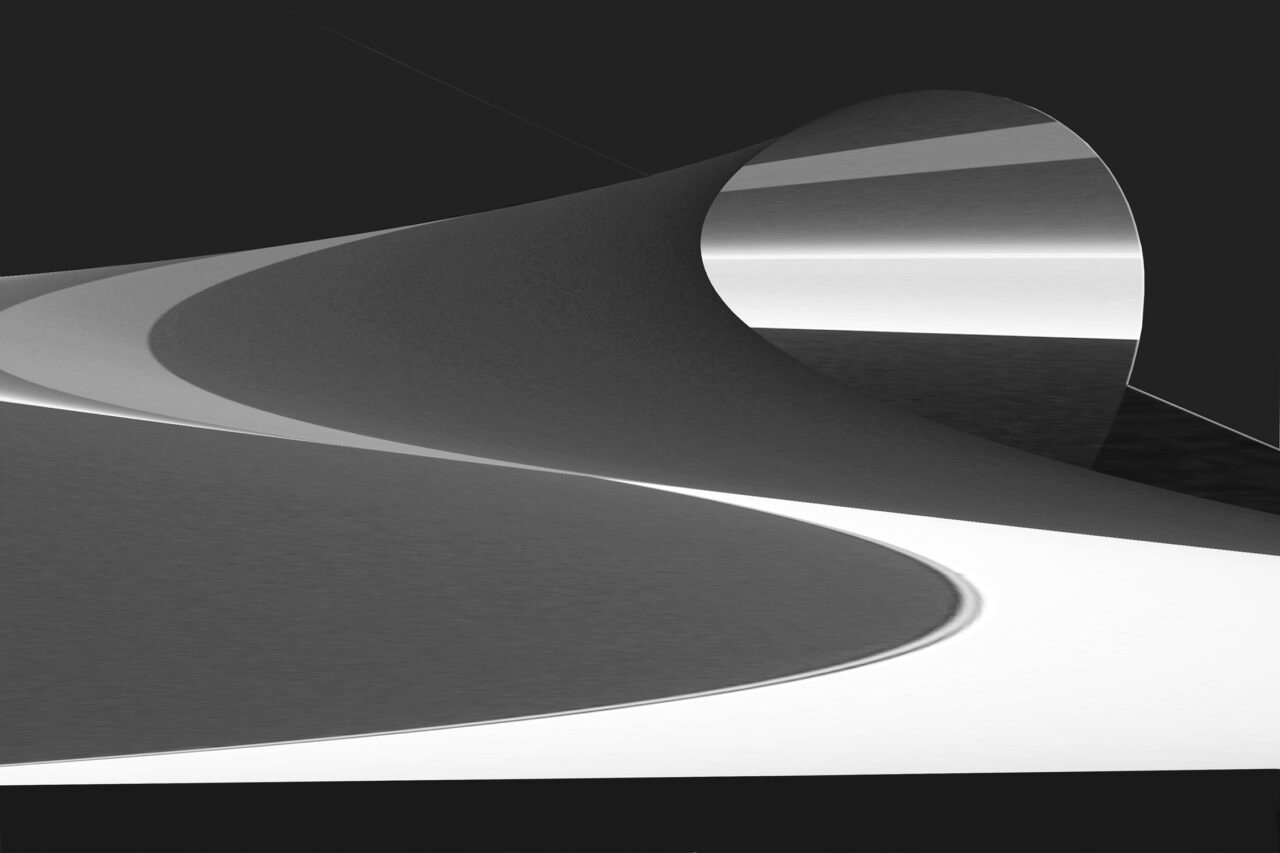 Umlaufbahn, Reihe Fiktive Planeten, 2021, Experimental Fine Art photography, Mixed Media, 76 x 51 cm, Farbpigment auf Aludibond, matt, mit Schattenfuge, rückseitig signiert