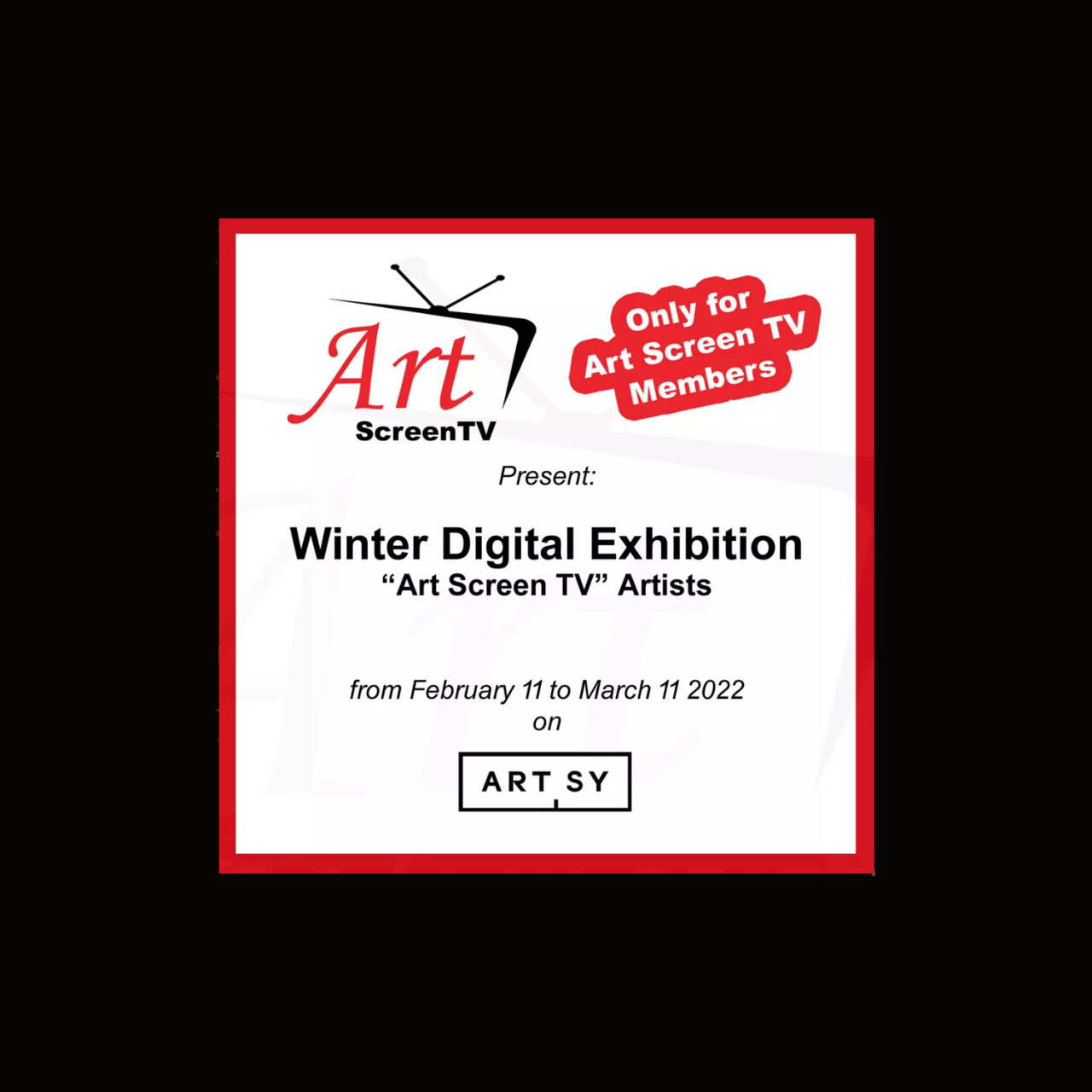 Art Screen TV - Winter Digital Exhibition 2022