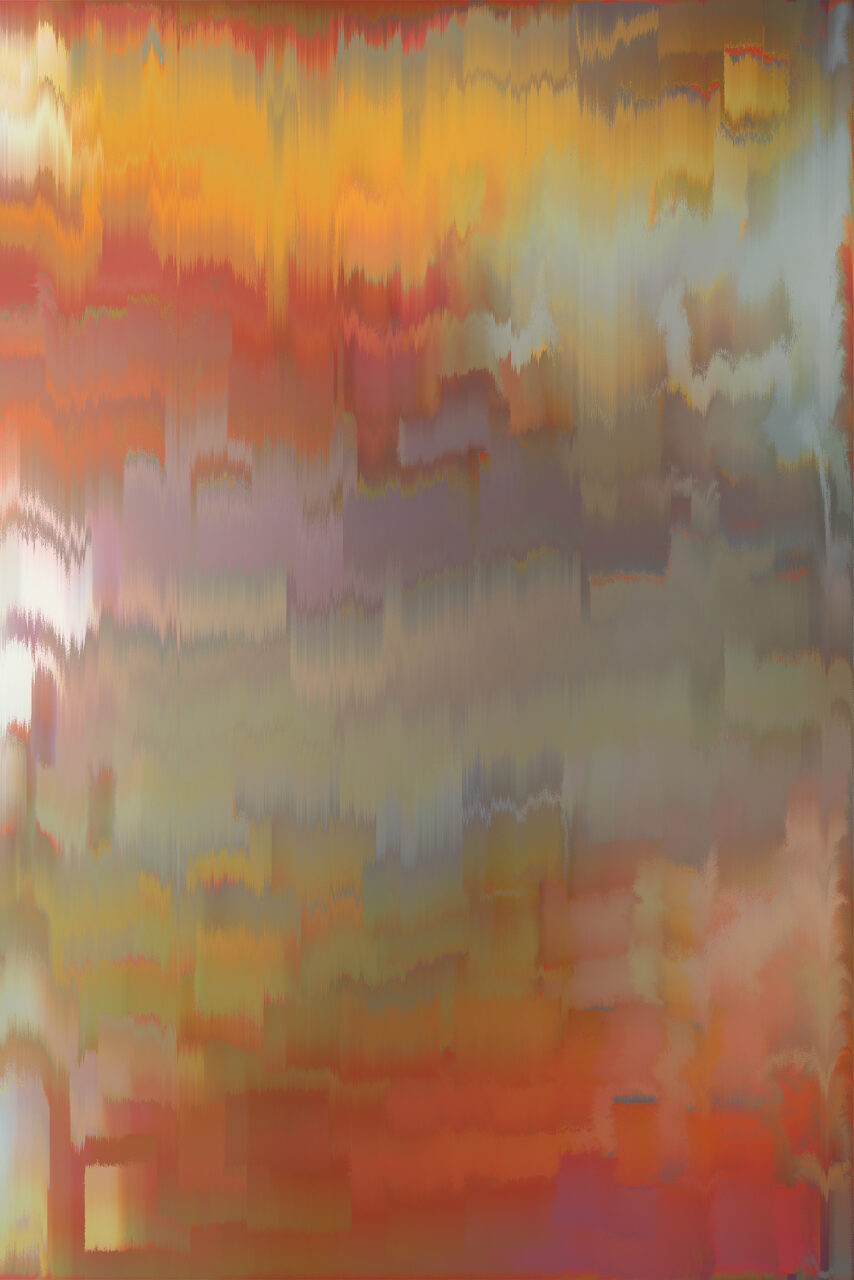 Farbwelten2, 2022,  Experimental Fine Art Photography, Mixed Media, Shimmering Velvet, 100 cm x 150 cm