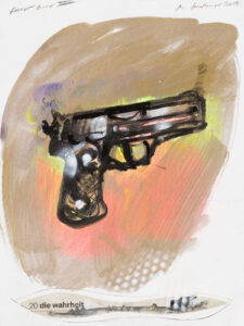 Ghost Gun 3, this one is sold (2 of the 10 Ghost Guns left, ask) | Marcus Sendlinger | available artwork