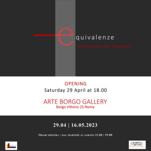 INVITATION  EQUIVALENZE  International Art Exhibition Image