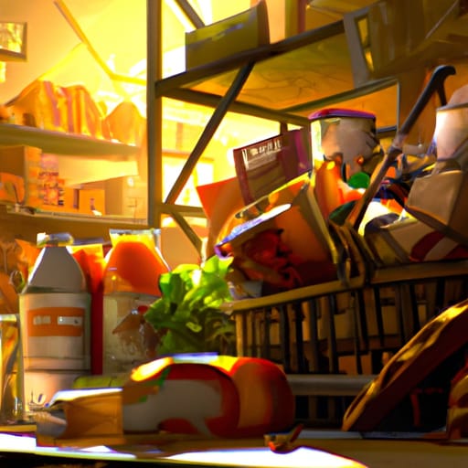 Groceeies At Supermarket