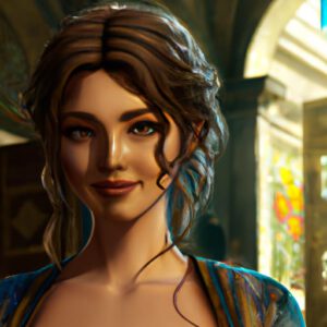 Elegant Woman In Museum | adelineyeo | available artwork