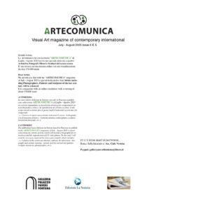 Artecomunica_Visual Art Magazine of Contemporary International July-August 2023 Image