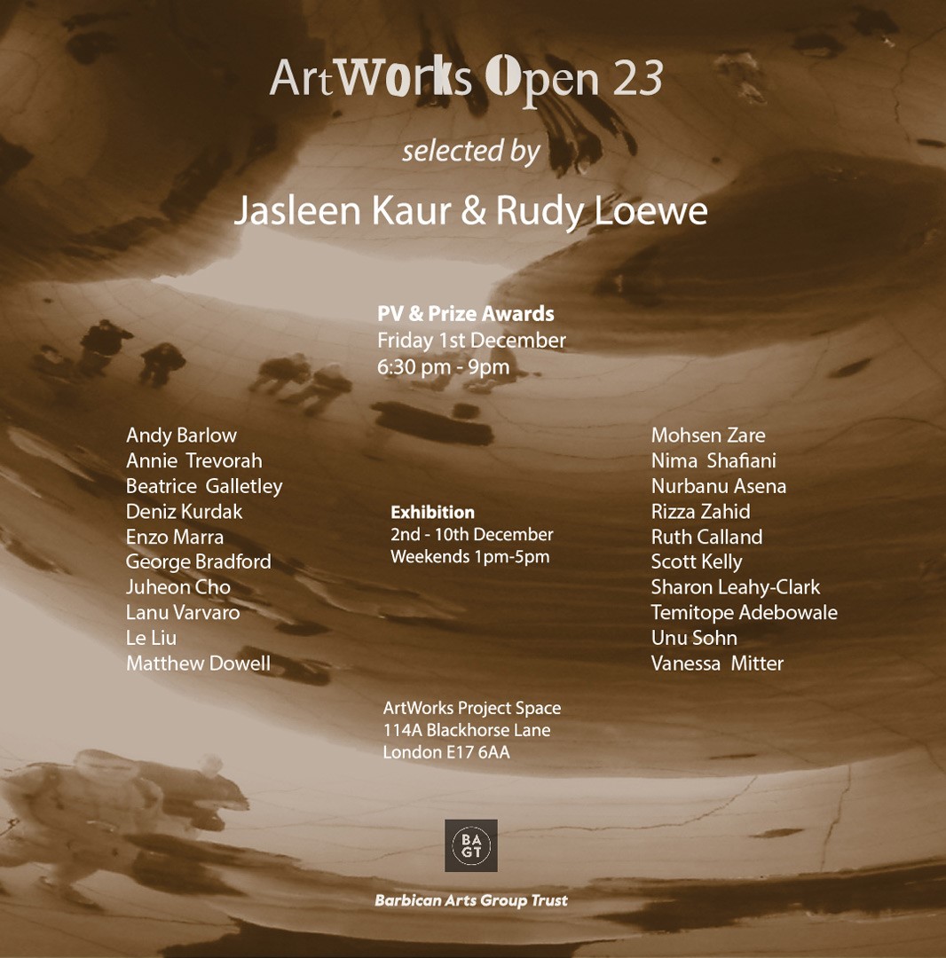 Barbican Arts Group Trust ArtWorks Open 23