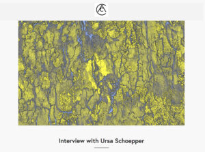 INTERVIEW  URSA  SCHOEPPER Image