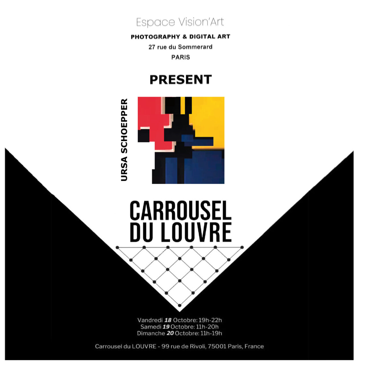 SAVE THE DATE  Photography Digital Art  CARROUSEL DU LOUVRE