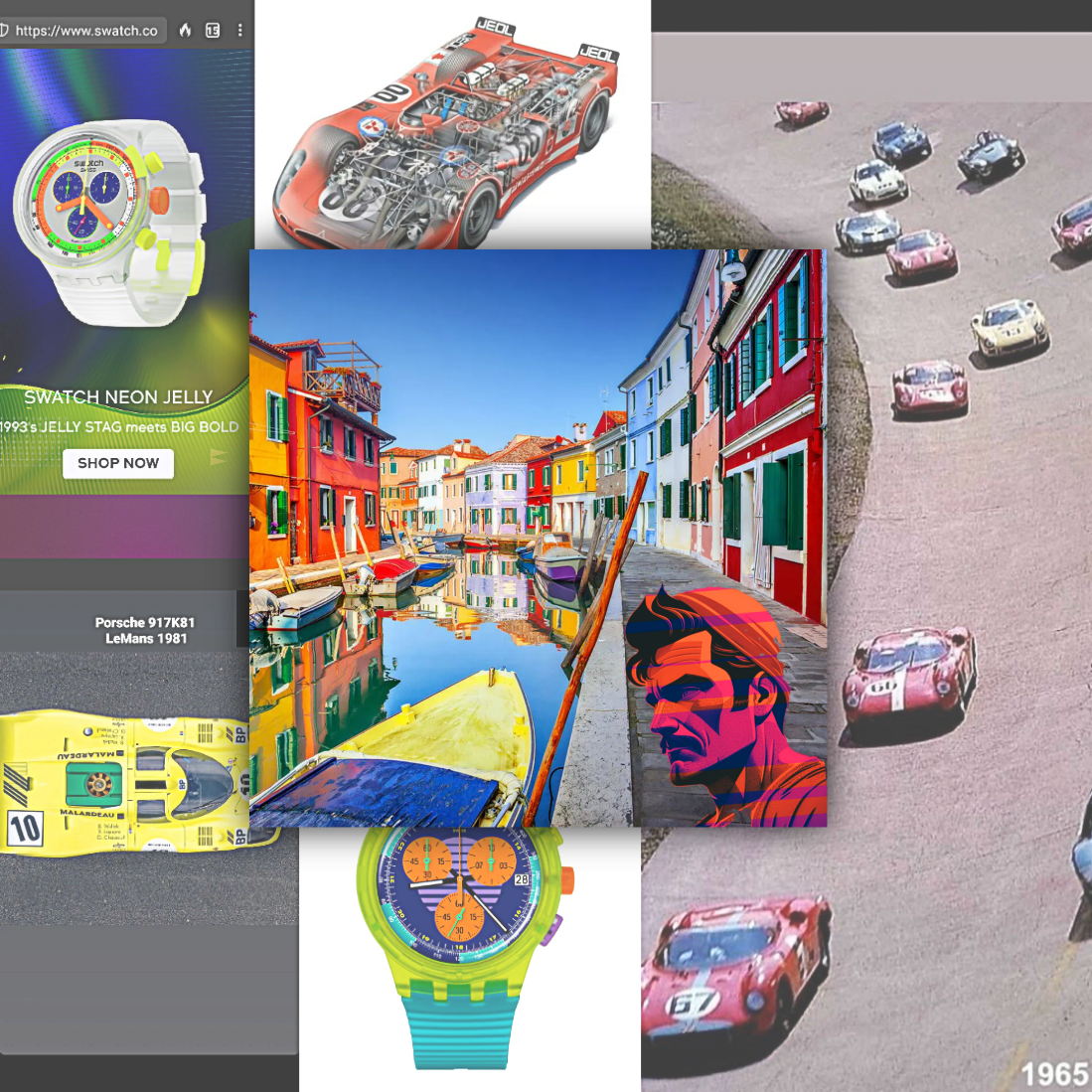 Nexus collage | Oberda | available artwork