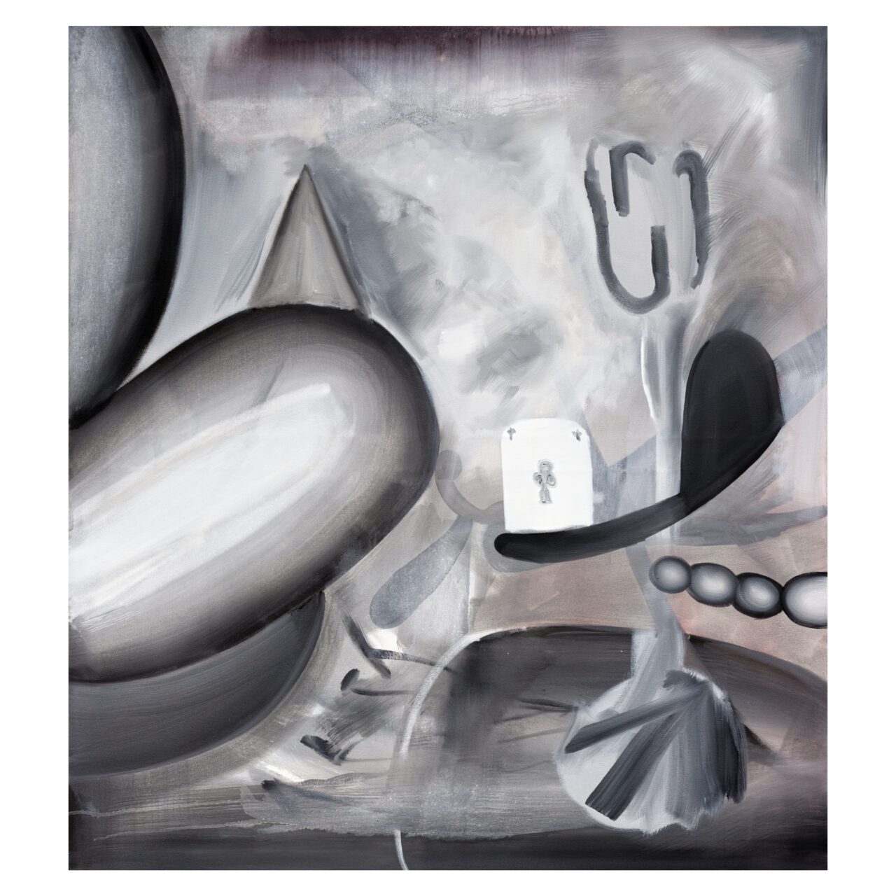 The Gambler, Oil colour on canvas, 101 x 90 cm, 2024