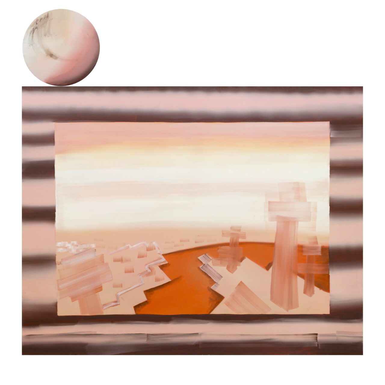 MinceCraft, Oil Colour on canvas (diptych), 130 x 165 cm, 2022