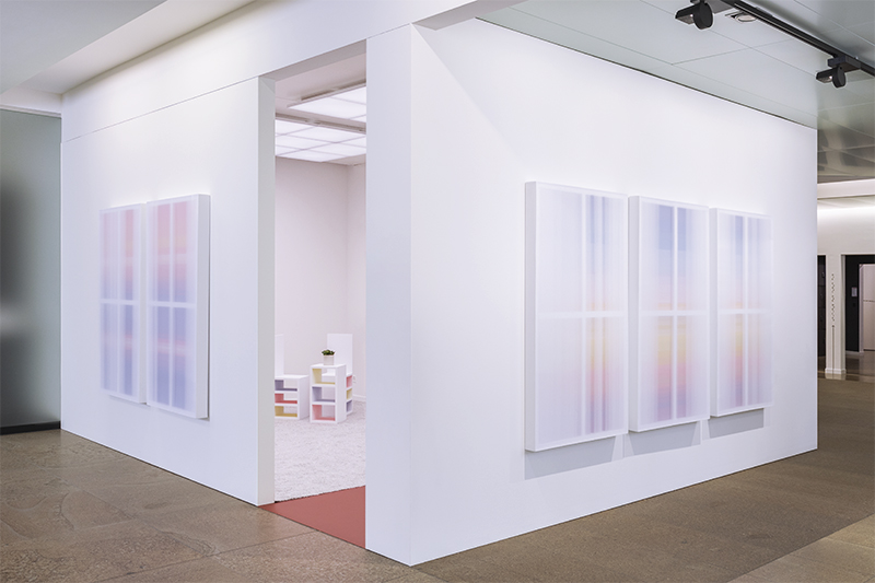 Reflektionen / Réflexions, Installation view at Die Mobiliar, Bern (CH), 2024