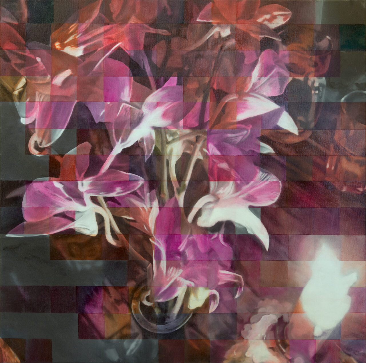 Bloom (2026) Oil on Canvas, 70 x 70 cm